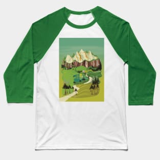 Landscape Baseball T-Shirt
